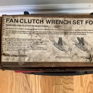Ford Fan clutch wrench set